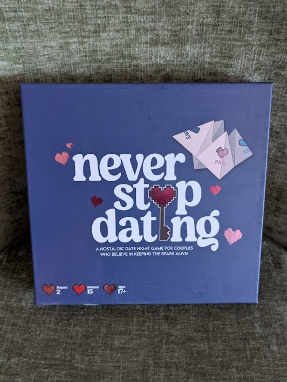 Never Stop Dating - The Ultimate Romantic Date Night Activity Game for Couples -